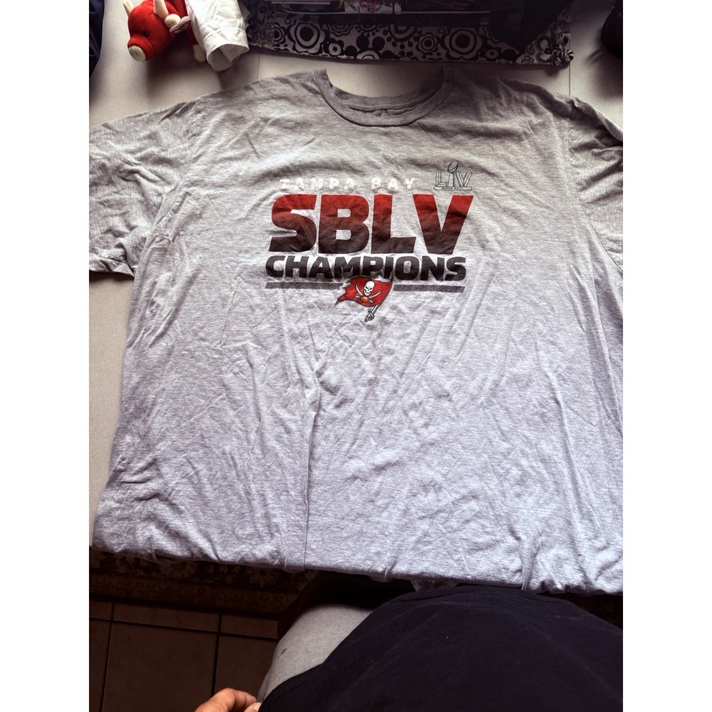 Fanatics Tampa Bay Buccaneers Super Bowl LV Champions T-Shirt Size 4xl